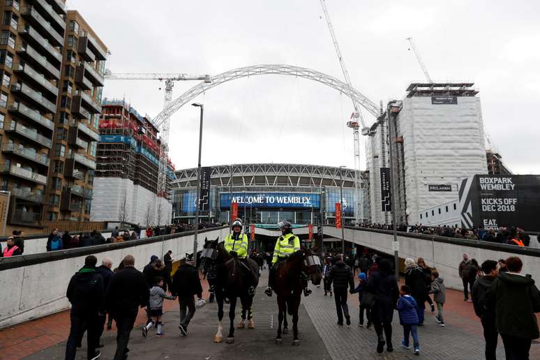 Entrada do estádio de Wembley
28/12/2018
Action Images via Reuters/Paul Childs