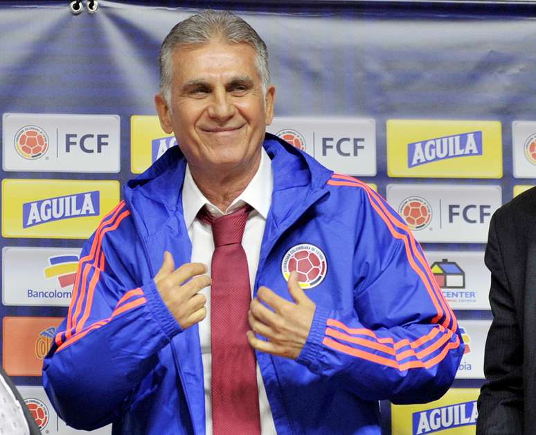 Carlos Queiroz é apresentado como técnico da seleção da Colômbia
07/021/2019 REUTERS/Carlos Julio Martinez