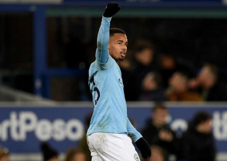 Gabriel Jesus marcou na última quarta-feira sobre o Everton (Foto: Paul Ellis / AFP)
