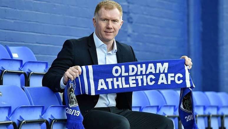 Paul Scholes é o novo técnico do Oldham Athletic