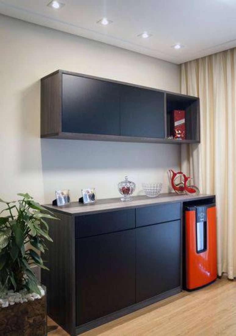 5. Adega climatizada com um design diferenciado ganhando destaque