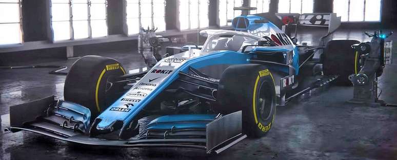 VÍDEO: O azul e branco degradê da nova Williams FW42 para a F1 2019