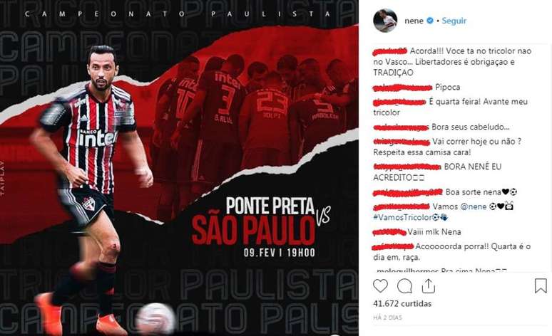 Nos primeiros comentários do post de sábado, antes do jogo, ainda havia algum incentivo...