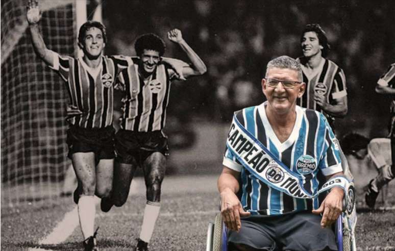 Caio foi fundamental nas conquistas da Libertadores e Mundial do Grêmio na temporada 1983 (Divulgação/Site Oficial do Grêmio)