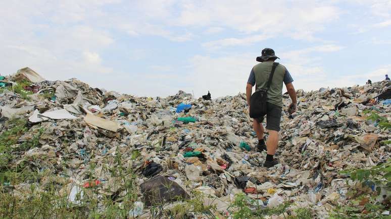 Atualmente 4 mil toneladas de lixo estão concentradas em um único local