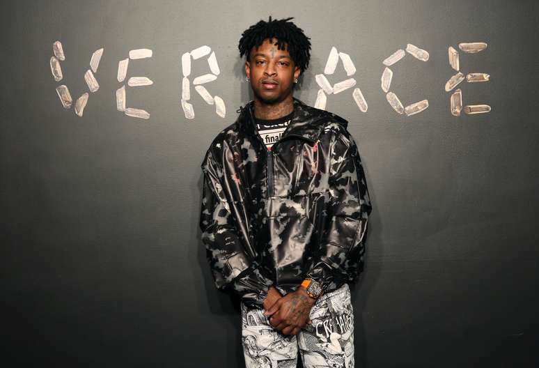 Rapper 21 Savage em Nova York
02/12/2018 REUTERS/Allison Joyce