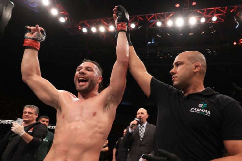 Markus Maluko conquistou grande vitória ao finalizar Anthony Hernandez no UFC Fortaleza (Foto: Getty Images)