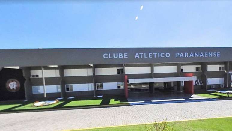 Entrada do CT do Caju, do Athletico Paranaense