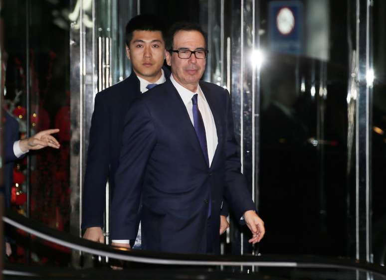 Secretário de Tesouro dos EUA, Steven Mnuchin, em Pequim
14/02/2019 REUTERS/Jason Lee 