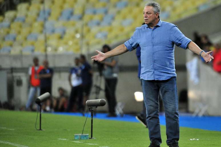 O técnico do Flamengo, Abel Braga