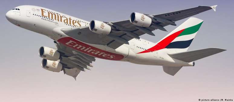 A Emirates é a principal cliente do Airbus A380