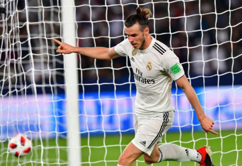 Bale pode ser suspenso por gestos à torcida do Atlético de Madrid (Foto: Giuseppe Cacace / AFP)