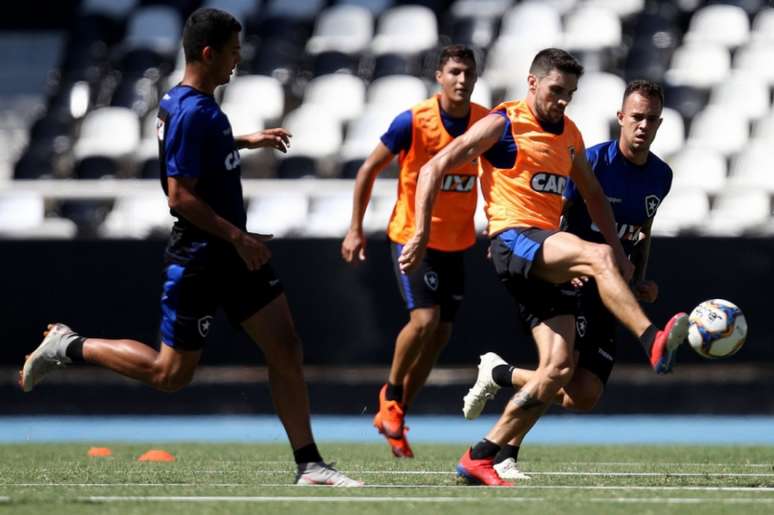 Pimpão, durante treinamento do Botafogo (Foto: Vítor Silva/SSPress/Botafogo)