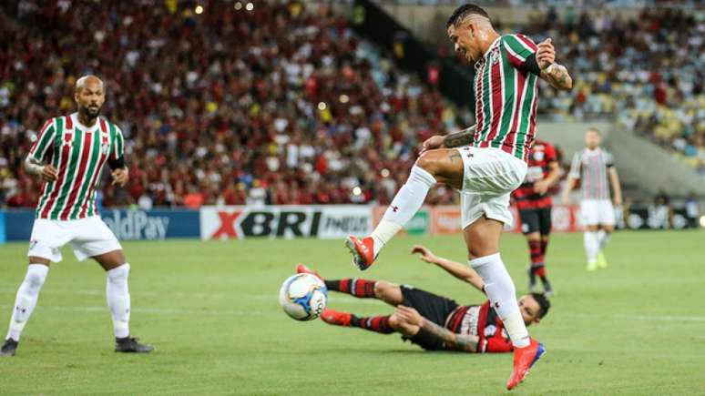Flamengo não ofereceu perigo e caiu diante do Fluminense, na semi da Taça Guanabara (Foto: Lucas Merçon/F.F.C.)