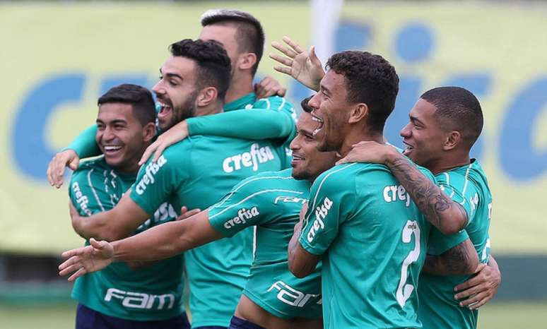 Dudu destaca o carinho que recebe no Palmeiras e crê que não vale a pena sair (Agência Palmeiras/Divulgação)