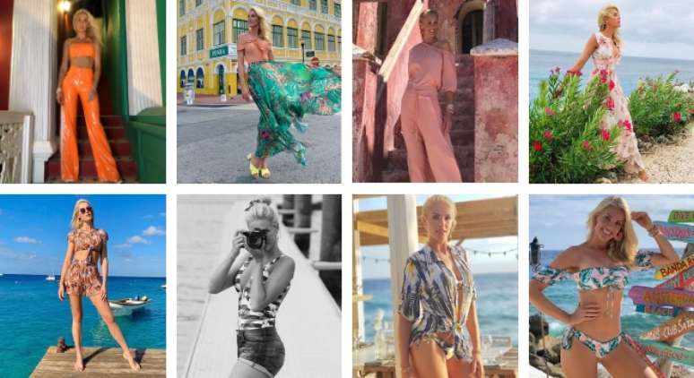 Looks da Ana Hickmann em Curaçao (Fotos: @ahickmann/Instagram/Reprodução)