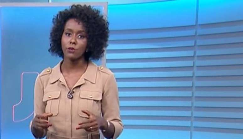 Maju Coutinho no 'Jornal Nacional'.