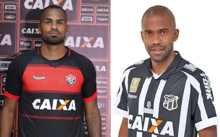 Amigos fora de campo Thales e Fabinho se enfrentam pela Copa do Nordeste (Foto: Reprodução)