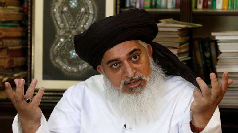 Khadim Hussain Rizvi, radical religioso da extrama-direita, acabou virando um dos líderes dos protestos contra a libertação de Asia Bibi