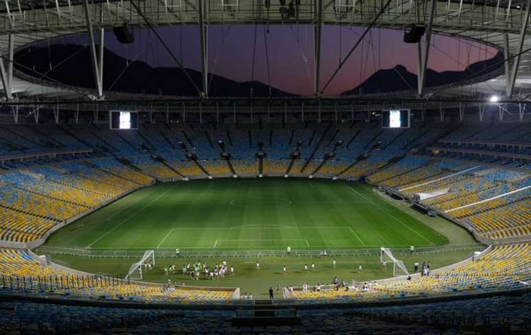 Estádio do Maracanã estará vazio na final da Taça Guanabara entre Fluminense e Vasco.