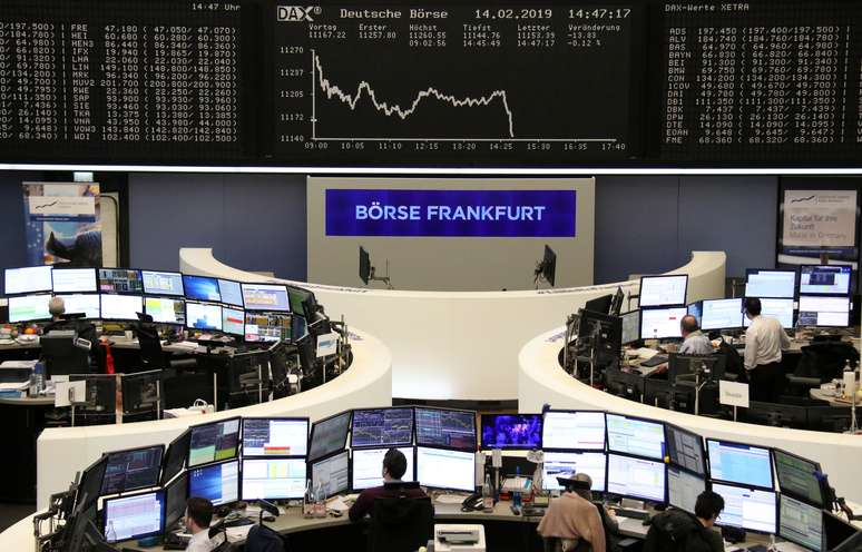  Operadores na bolsa de valores de Frankfurt 
14/02/2019
REUTERS/Staff