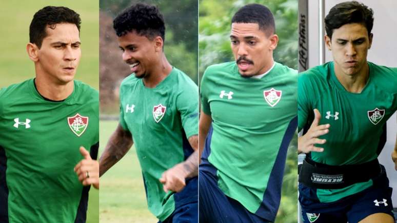 Ganso, Allan, Gilberto e Pedro podem reforçar o Flu na Taça Rio (Foto: LUCAS MERÇON / FLUMINENSE F.C.)