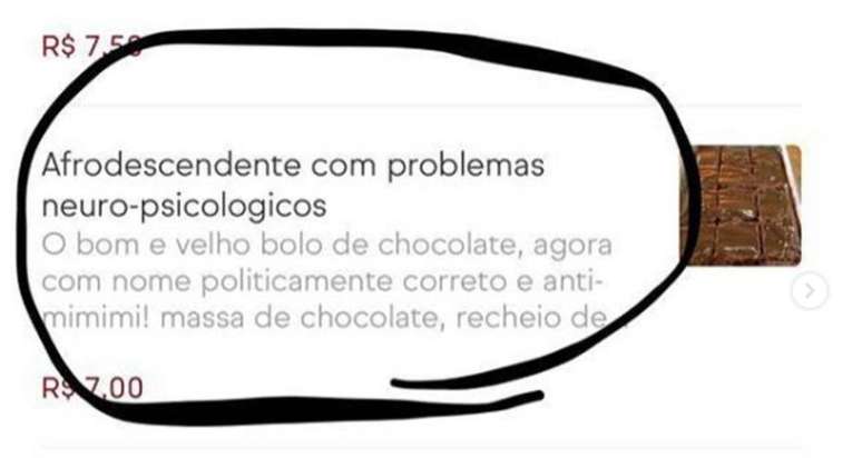 Chefe de cozinha registrou o anúncio racista no aplicativo.