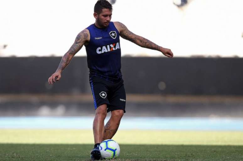 Leandro Carvalho ainda não mostrou todo o seu potencial pelo Botafogo (Foto: Vítor Silva/SSPress/Botafogo)