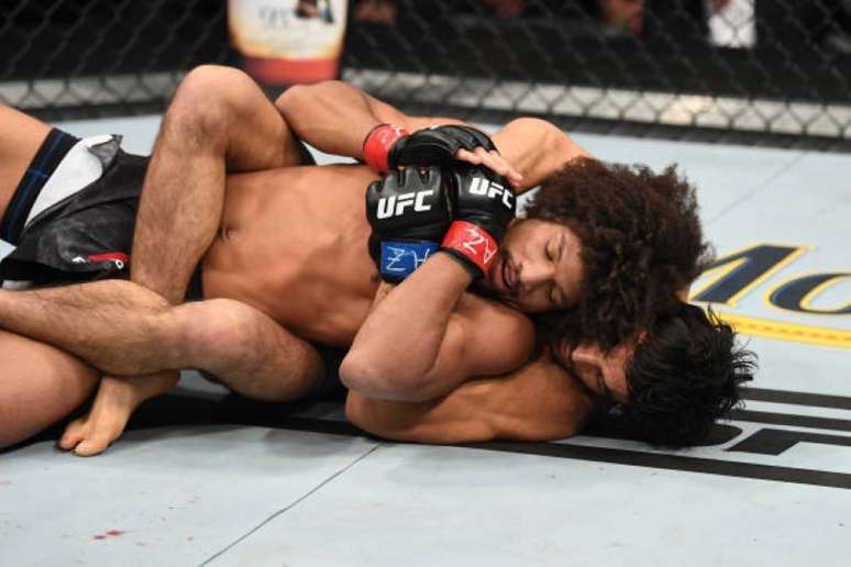 Kron Gracie estreou no Ultimate no último domingo e venceu por finalização Alex Caceres (Foto: Getty Images / UFC)