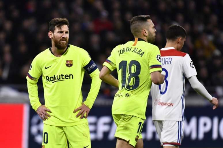Messi até que tentou, mas não marcou (Foto: AFP)