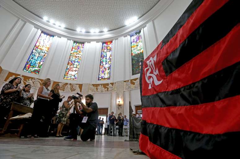 Missa de sétimo dia após incêndio no CT do Flamengo, realizada na Igreja São Judas Tadeu, no Cosme Velho