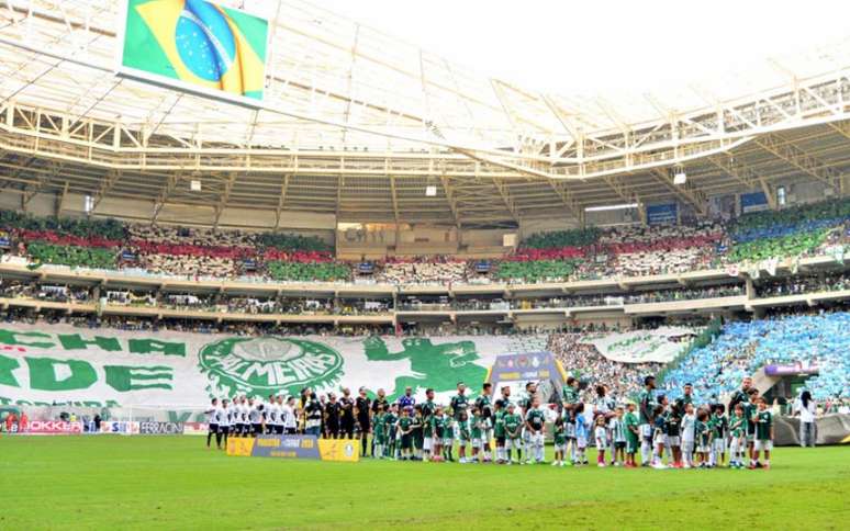 O Palmeiras recebe intensas reclamações de organizada pelo preço dos ingressos (Cesar Greco/Agência Palmeiras)