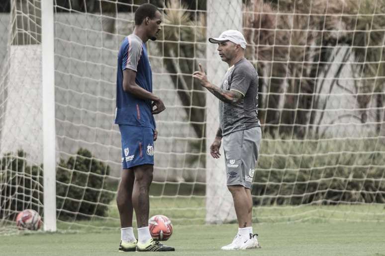 Luiz Felipe pode iniciar transição no Santos na próxima semana, no CT Rei Pelé (Foto: Ivan Storti/Santos)