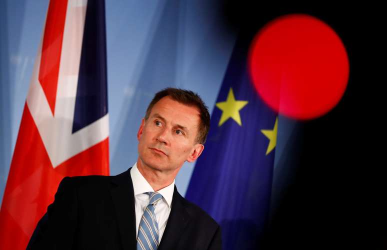 Chanceler britânico, Jeremy Hunt
20/02/2019
REUTERS/Fabrizio Bensch