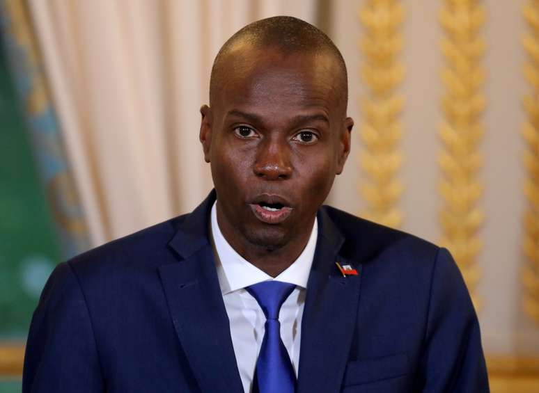 Presidente do Haiti, Jovenel Moise, durante entrevista em Paris 11/12/2017 REUTERS/Ludovic Marin/Pool