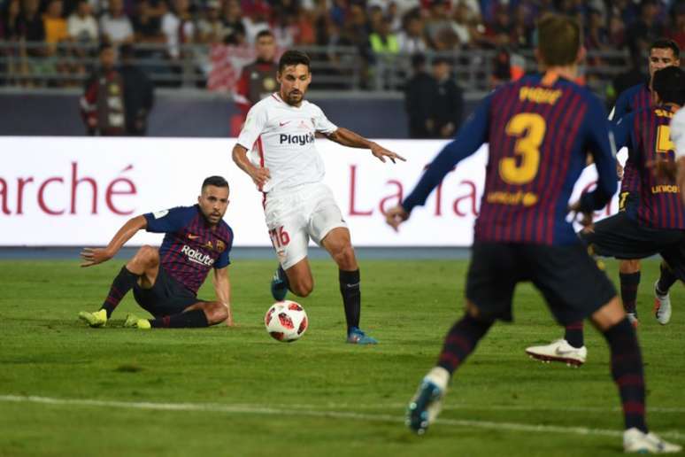 Barcelona já perdeu para o Sevilla no Ramón Sánchez Pizjuán nesta temporada (Foto: AFP)