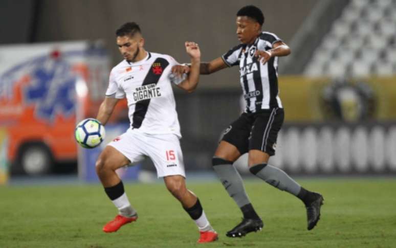 O último confronto entre os clubes: Botafogo 1x1 Vasco - Campeonato Brasileiro de 2018