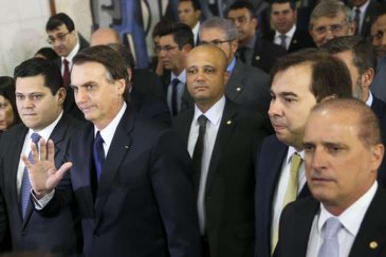 Presidente Jair Bolsonaro chega ao Congresso NacionalBolsonaro 