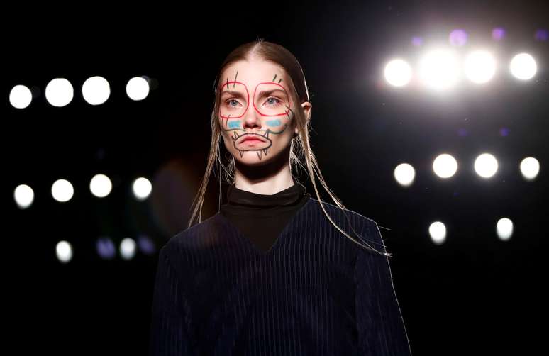 Desfile de Alexandra Moura, na Fashion Week de Mil&atilde;o 25/2/2019 REUTERS/Alessandro Garofalo