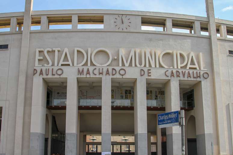 Vista do Estádio do Pacaembu em São Paulo (SP)