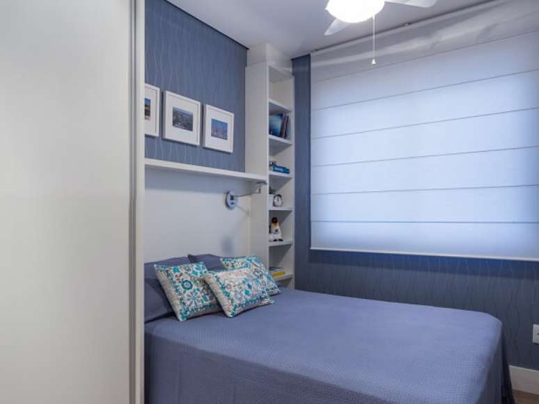 10- As persianas para quarto controlam a luminosidade do ambiente. Fonte: Art&rsquo;Lar