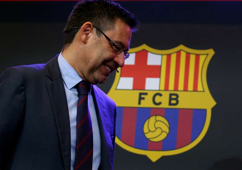 Presidente do Barça, Josep María  Bartomeu em evento no i Camp Nou em Barcelona 14/12/2017  REUTERS/Albert Gea