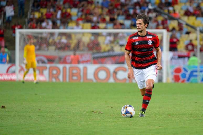 Rodrigo Caio salientou que time do técnico Abel Braga está em crescimento (Foto: Alexandre Vidal/Flamengo)