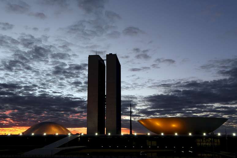 A fachada do Congresso Nacional, em Brasília