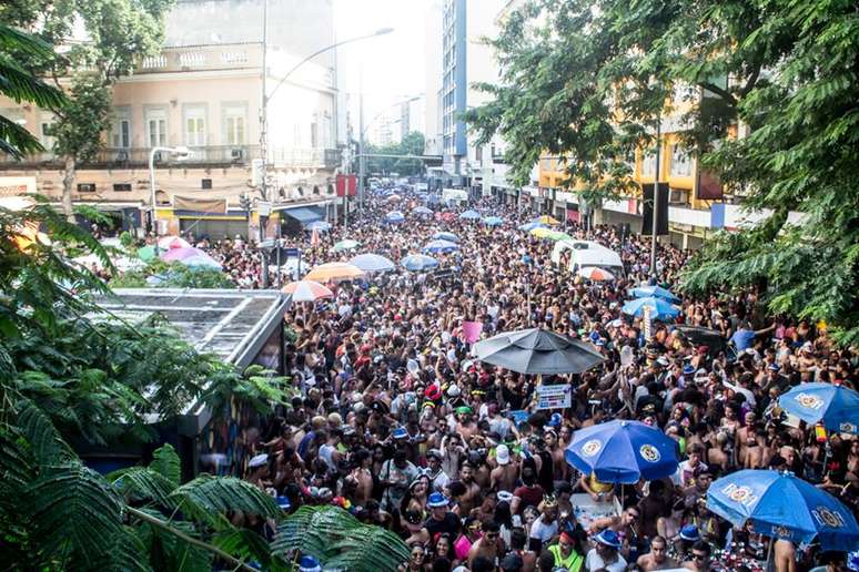 Desfile do Bloco Balança Meu Catete, na Zona Sul do Rio