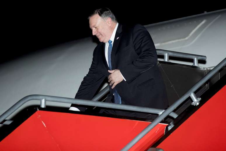 Secretário de Estado dos EUA, Mike Pompeo, chega em Manila
28/02/2019 Andrew Harnik/Pool via REUTERS