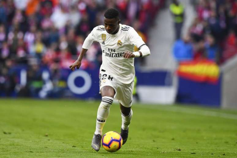 Vinicius Junior foi convocado para a seleção principal pela primeira vez (Foto: AFP)