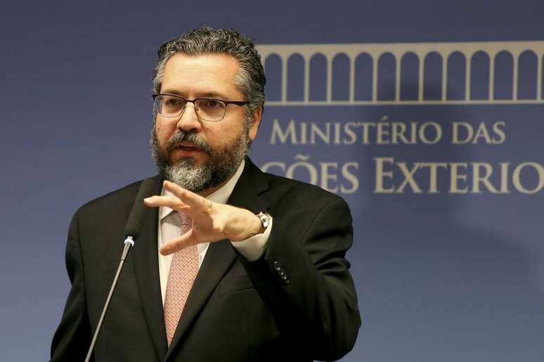 O ministro das Relações Exteriores, Ernesto Araújo