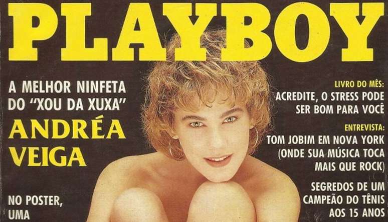 Andréa Veiga na cap da 'Playboy' em 1988