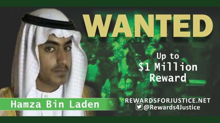 Fotografia divulgada pelo Departamento de Estado  dos EUA no Twitter para anunciar recompensa de US$1 milh&atilde;o por Hamza bin Laden . 01/03/2019. Departamento de Estado dos EUA/Divulga&ccedil;&atilde;o via REUTERS